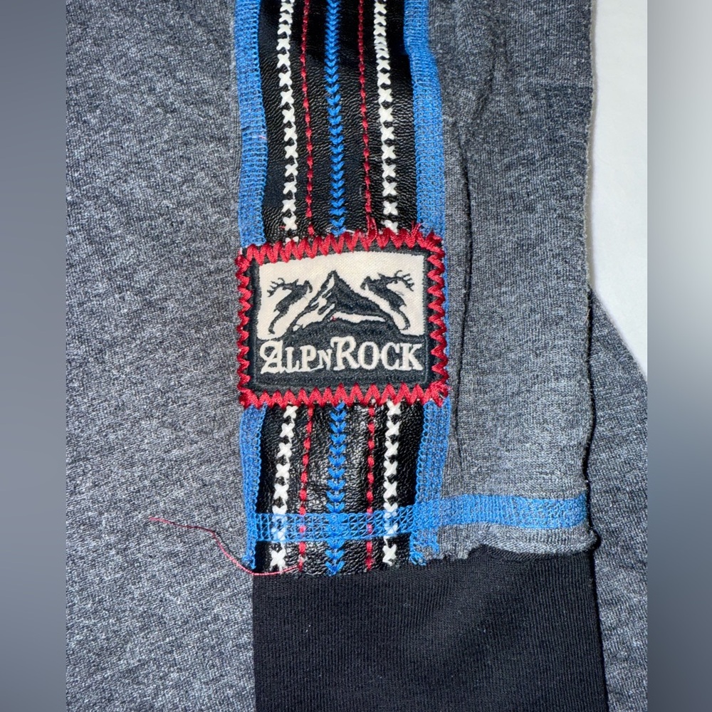 Alp N Rock Gray Blue Stripe Long Sleeve Tee - Picture 3 of 8